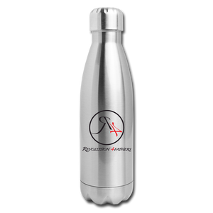 MAN UP Insulated Stainless Steel Water Bottle - silver