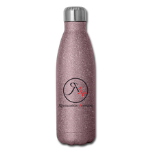 Load image into Gallery viewer, MAN UP Insulated Stainless Steel Water Bottle - pink glitter
