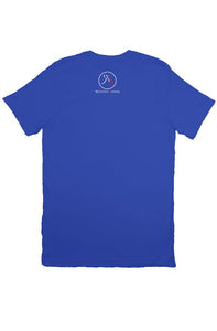 R4 Plain T Shirts Blue