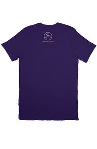 R4 Plain T Shirts Purple