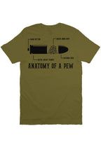 Load image into Gallery viewer, Anatomy of a PEW Tshirt
