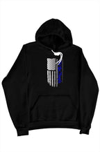 Load image into Gallery viewer, We the people support blue hoodie
