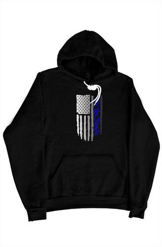 We the people support blue hoodie