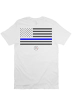 Load image into Gallery viewer, Blue line Flag Tshirt
