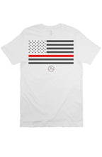Load image into Gallery viewer, Red Line Flag T Shirt
