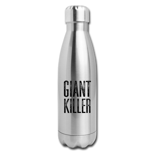 GIANT KILLER Insulated Stainless Steel Water Bottle - silver