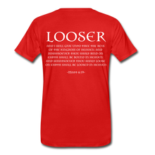 Load image into Gallery viewer, LOOSER MATT6:19 - red
