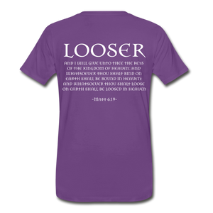 LOOSER MATT6:19 - purple