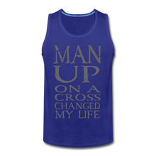 Load image into Gallery viewer, Men’s Man UP Premium Tank - royal blue
